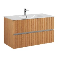 Тумба под раковину Art&Max Elegant 100 AM-ELEGANT-1000-2C-SO-BR-P подвесная цвет Бран