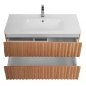 Тумба под раковину Art&Max Elegant 100 AM-ELEGANT-1000-2C-SO-BR-P подвесная цвет Бран