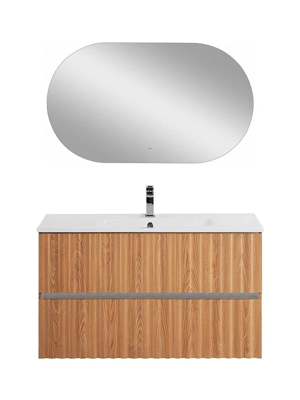 Тумба под раковину Art&Max Elegant 100 AM-ELEGANT-1000-2C-SO-BR-P подвесная цвет Бран