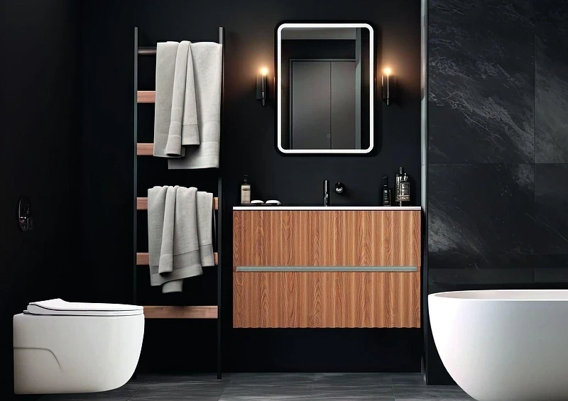 Тумба под раковину Art&Max Elegant 100 AM-ELEGANT-1000-2C-SO-BR-P подвесная цвет Бран