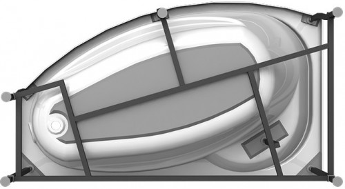 Акриловая ванна Radomir Vannesa София 169х99 R 2-01-0-2-1-223 Белая без гидромассажа