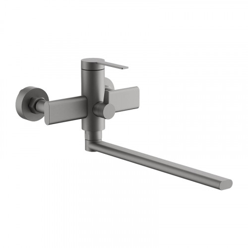 Смеситель для ванны Belz B813-3 B22813-3 универсальный цвет Оружейная сталь