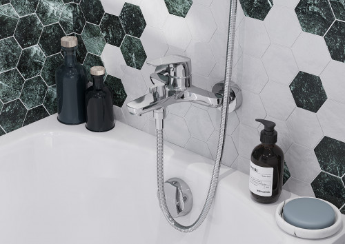 Смеситель для ванны Santek Форт WH5A10004C001 Хром латунь на стену