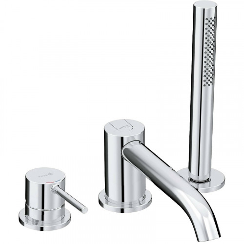 Смеситель на борт ванны Kludi Bozz 384480576 Хром латунь