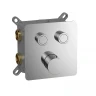 Смеситель для душа AQUAme AQM8811CR с термостатом цвет Полированный хром