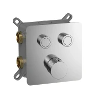 Смеситель для душа AQUAme AQM8811CR с термостатом цвет Полированный хром