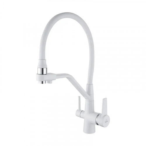 Смеситель для кухни Rose R558C цвет Белый