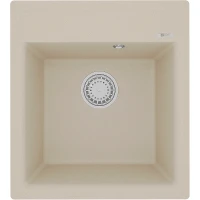 Кухонная мойка Lemark Hanka 450 9910008 Бежевая искусственный камень (литьевой мрамор) встраиваемый