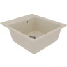 Кухонная мойка Lemark Hanka 450 9910008 Бежевая искусственный камень (литьевой мрамор) встраиваемый