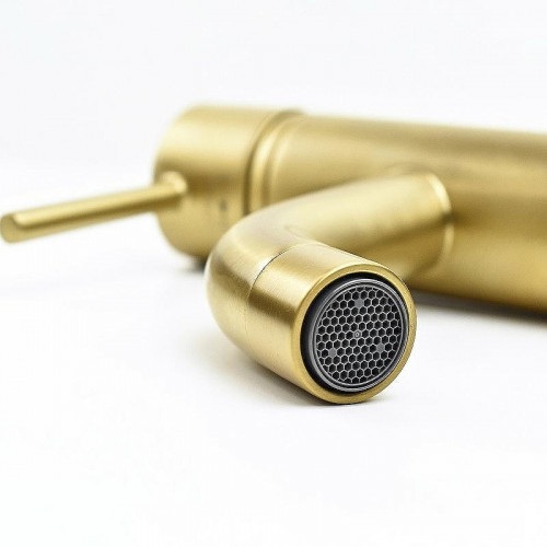Смеситель для раковины Paini Cox 78PJ205 Золото матовое