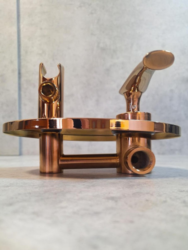 Гигиенический душ со смесителем AltroBagno Beatrice 060114 ROr цвет Розовое золото