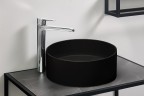 Раковина-чаша Deante Silia 36 CQS_NU4S Черная матовая искусственный камень (литьевой мрамор) накладная