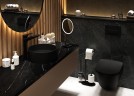Раковина-чаша Deante Silia 36 CQS_NU4S Черная матовая искусственный камень (литьевой мрамор) накладная