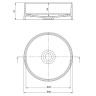 Раковина-чаша Deante Silia 36 CQS_NU4S Черная матовая искусственный камень (литьевой мрамор) накладная