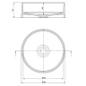 Раковина-чаша Deante Silia 36 CQS_NU4S Черная матовая искусственный камень (литьевой мрамор) накладная