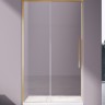 Душевая дверь Vincea Slim-N 120 VDS-4SN120CLG профиль Брашированное золото стекло прозрачное