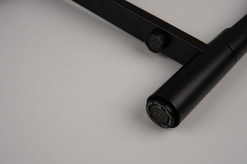 Смеситель для кухни Knotlor Infinity SS-16/BL цвет Черный матовый