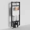 Инсталляция WasserKRAFT Dinkel 58TLT.010.ME.RG03 для унитаза с клавишей смыва цвет Розовое золото