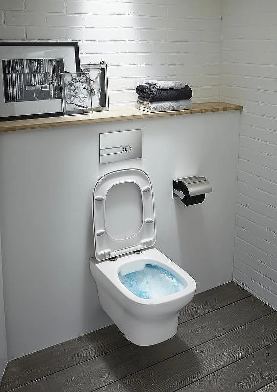 Унитаз с инсталляцией Jacob Delafon Vox EDM102-00+E20142-00 + Grohe Rapid SL 38772001 с сиденьем Микролифт и клавишей смыва Хром