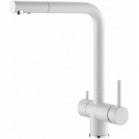 Смеситель для кухни Alveus Aquila G11 Arctic 1139806 Белый латунь