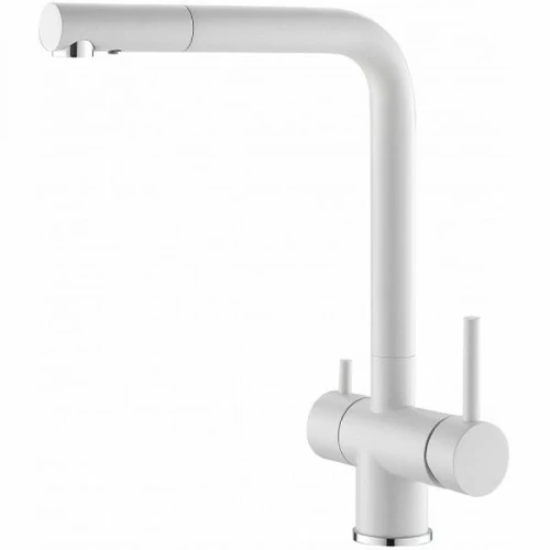 Смеситель для кухни Alveus Aquila G11 Arctic 1139806 Белый латунь