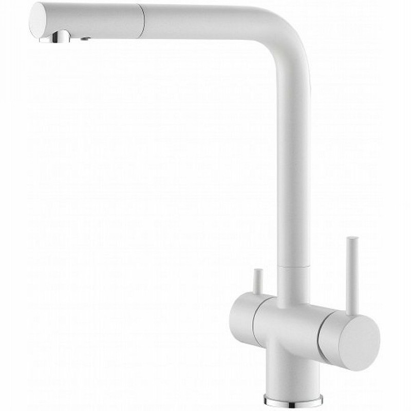 Смеситель для кухни Alveus Aquila G11 Arctic 1139806 Белый латунь