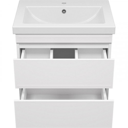 Тумба с раковиной Misty Енисей 60 УТ000011303 подвесная Белая