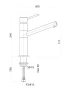Смеситель для кухни Fiore Xenon 44CR5441 цвет Хром