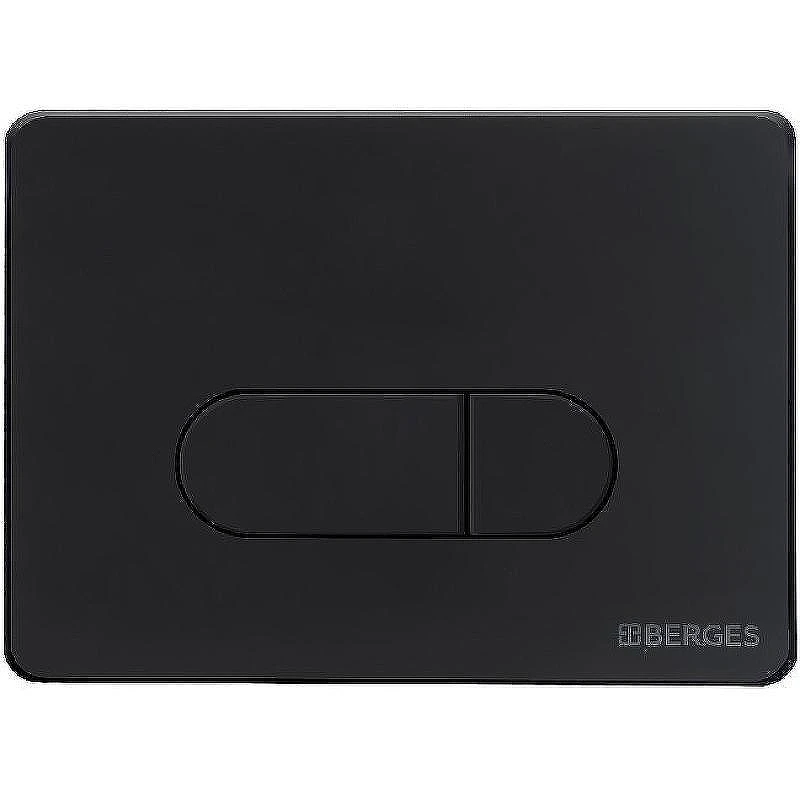 Унитаз с инсталляцией BelBagno Uno-Tor BB5177CH-TOR/SC + Berges Novum D5 040235 с сиденьем Микролифт и Черной матовой клавишей смыва