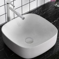 Раковина-чаша Ceruttispa 42 CR0010 9854 Белая фаянс накладная