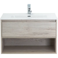 Тумба под раковину BelBagno Kraft 80 KRAFT-800-1C-SO-RGB подвесная Rovere Galifax Bianco МДФ / ЛДСП