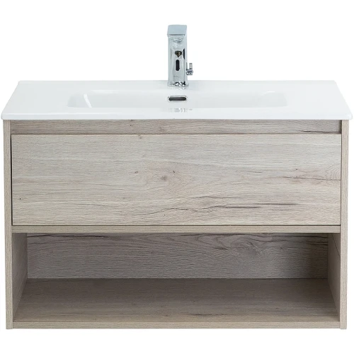 Тумба под раковину BelBagno Kraft 80 KRAFT-800-1C-SO-RGB подвесная Rovere Galifax Bianco МДФ / ЛДСП