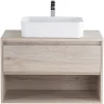 Тумба под раковину BelBagno Kraft 80 KRAFT-800-1C-SO-RGB подвесная Rovere Galifax Bianco МДФ / ЛДСП