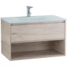 Тумба под раковину BelBagno Kraft 80 KRAFT-800-1C-SO-RGB подвесная Rovere Galifax Bianco МДФ / ЛДСП