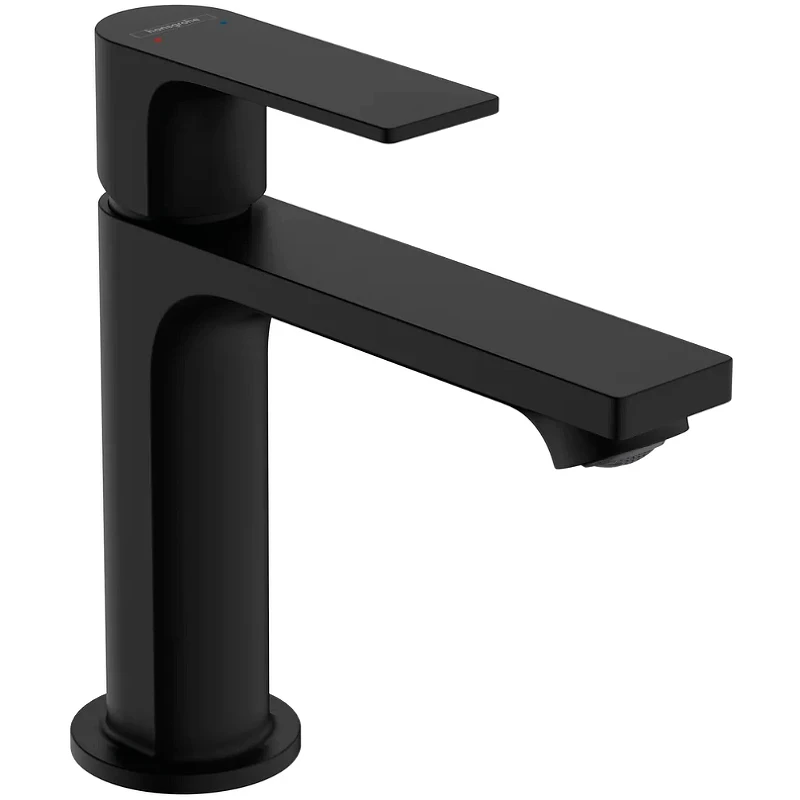 Смеситель для раковины Hansgrohe Rebris E 72557670 Черный матовый латунь