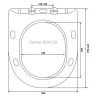 Унитаз Berges Ventas Rimless 082135 подвесной с сиденьем Микролифт фарфор подвесной