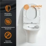 Унитаз Orange C01-100W подвесной с сиденьем Микролифт фарфор подвесной