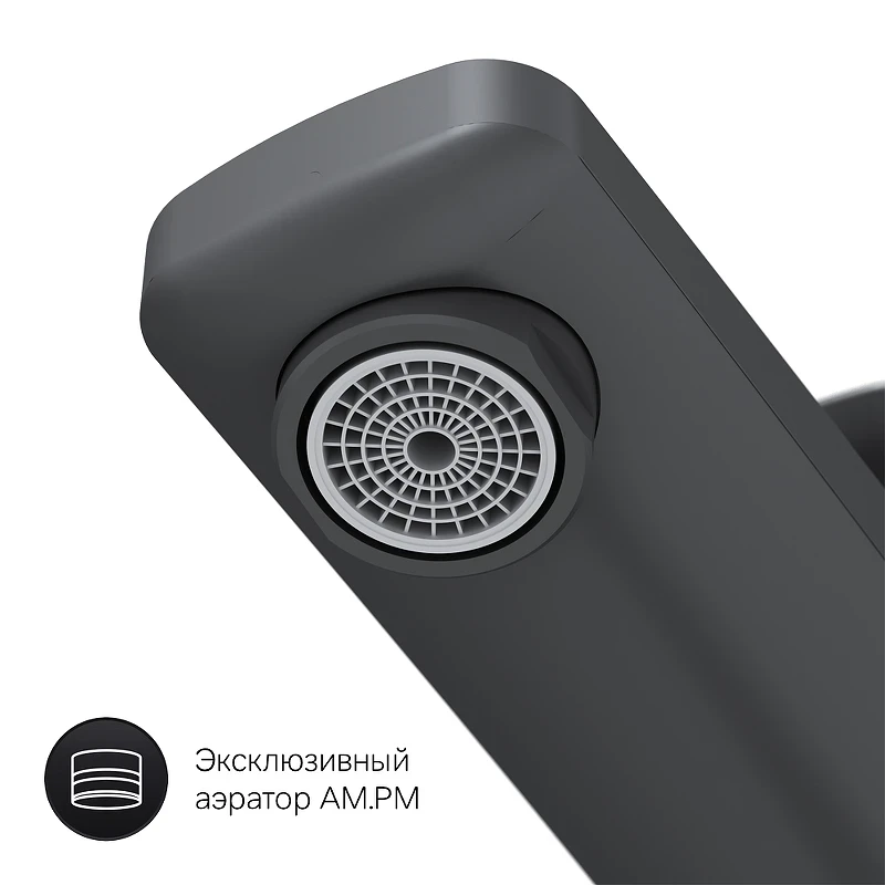 Смеситель для раковины AM.PM Gem F90A92022 Черный матовый латунь