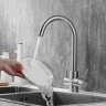 Смеситель для кухни Shevanik S168B цвет Сатин