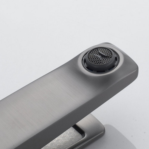 Смеситель для раковины Shevanik S4601T цвет Оружейная сталь