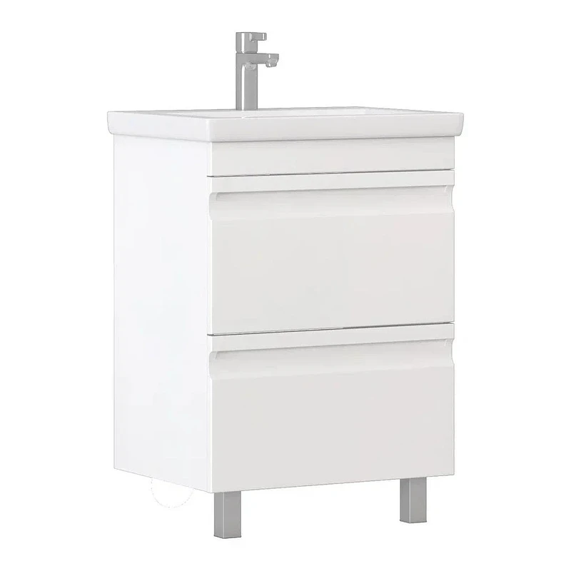 Тумба с раковиной Vigo Holly 60 039-com цвет Белый