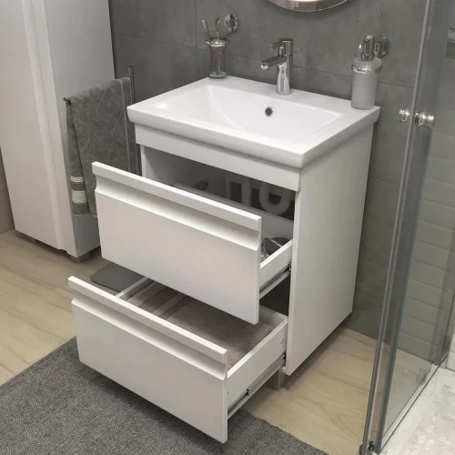 Тумба с раковиной Vigo Holly 60 039-com цвет Белый
