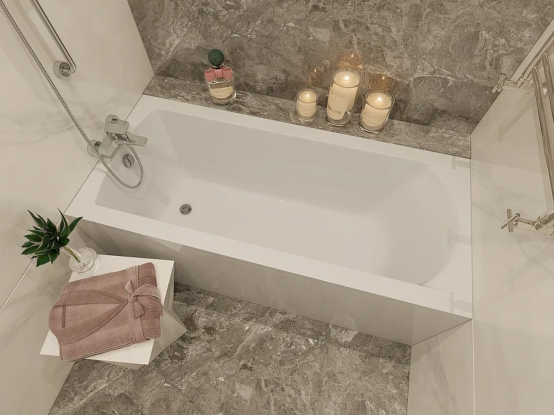 Акриловая ванна Vayer Milana 190x80 Гл000025934 без гидромассажа