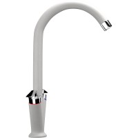 Смеситель для кухни Ulgran Classic U-011-341 Ультра-белый латунь