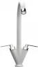 Смеситель для кухни Ulgran Classic U-011-341 Ультра-белый латунь