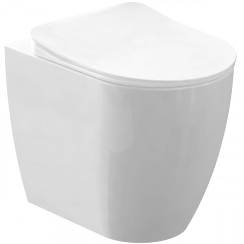 Унитаз биде Creavit Free FE350-00CB00E-0000 приставной Белый без сиденья фарфор приставной