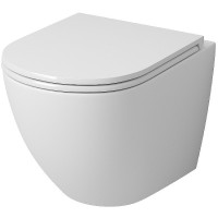 Комплект унитаза Grossman GR-4455S с инсталляцией Grohe Rapid SL 38811KF0 с сиденьем Микролифт и Черной матовой клавишей смыва фаянс подвесной