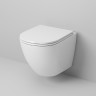 Комплект унитаза Grossman GR-4455S с инсталляцией Grohe Rapid SL 38811KF0 с сиденьем Микролифт и Черной матовой клавишей смыва фаянс подвесной