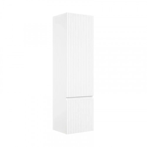 Шкаф пенал AQUAme S1 33 AQM9001WH подвесной цвет Белый глянцевый