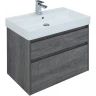 Комплект мебели для ванной Aquanet Nova Lite 60 242920 подвесной Дуб рошелье МДФ / ЛДСП